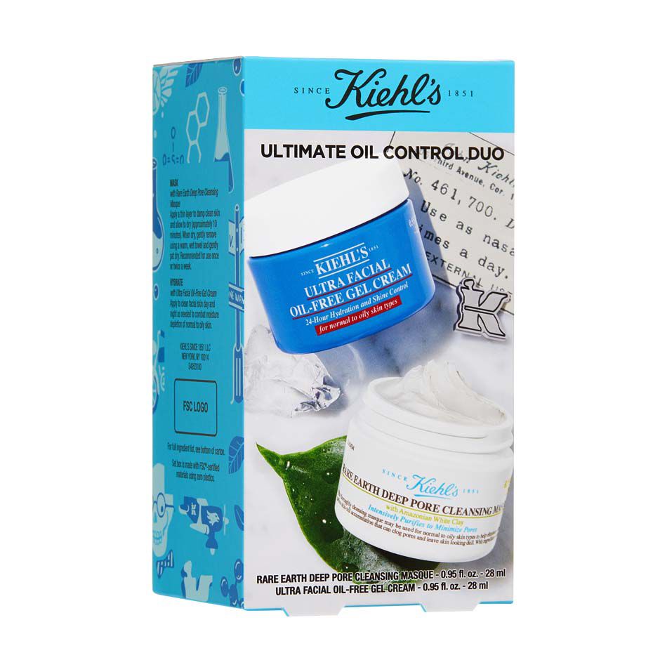 Kiehls Ultimate Oil Control Skincare Set 30$